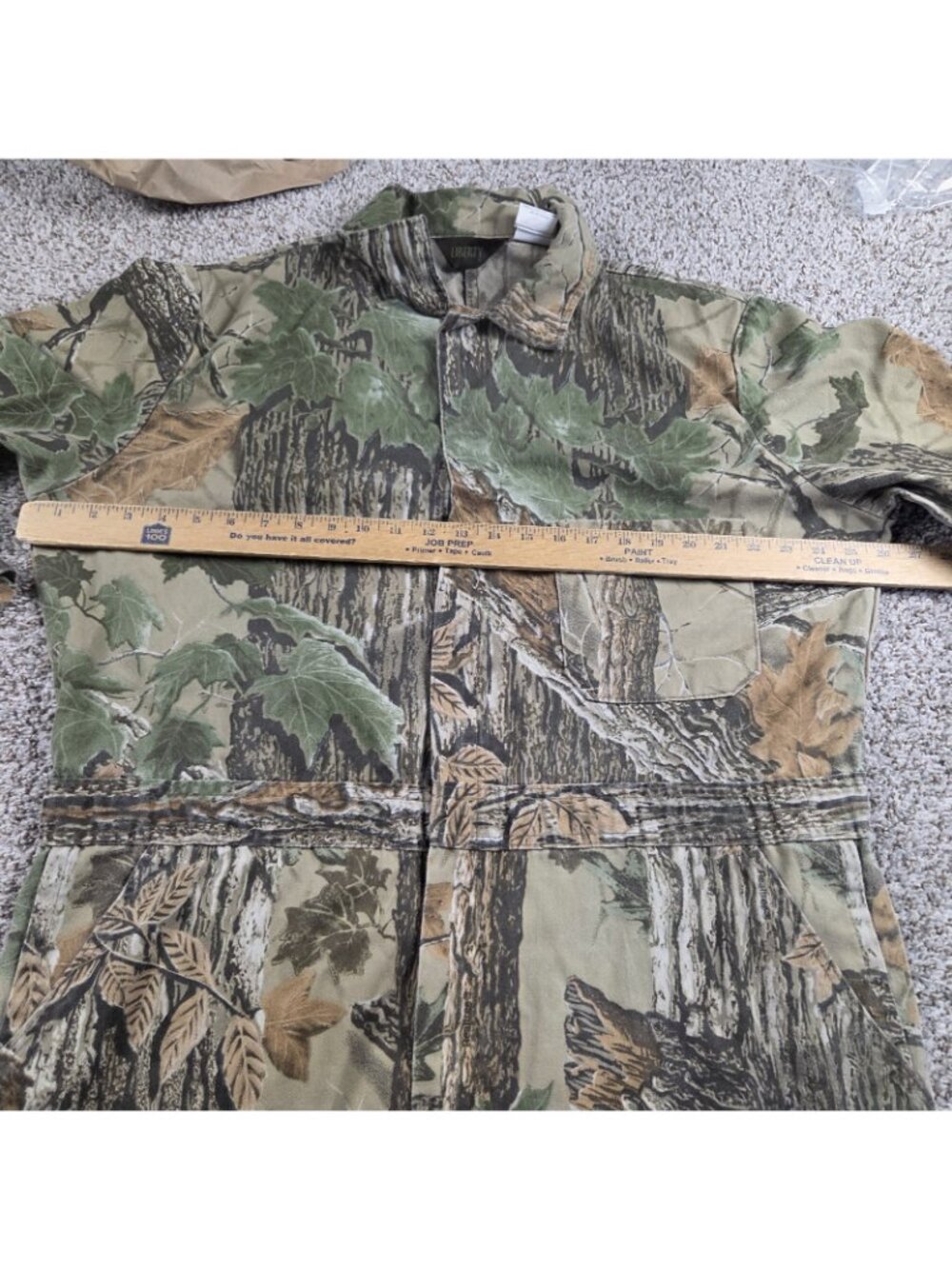 Vintage Liberty Overalls Mens XL Hunting Outdoors Soft Lightweight - Picture 3 of 8